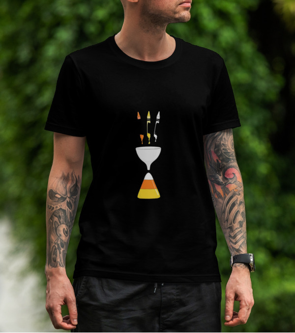 Crayondy Corn Candy Crayons And Candy Corn Fusion T-Shirt