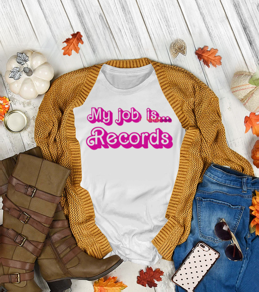 Dr. Colleen Shogan My Job Is Records T-Shirt