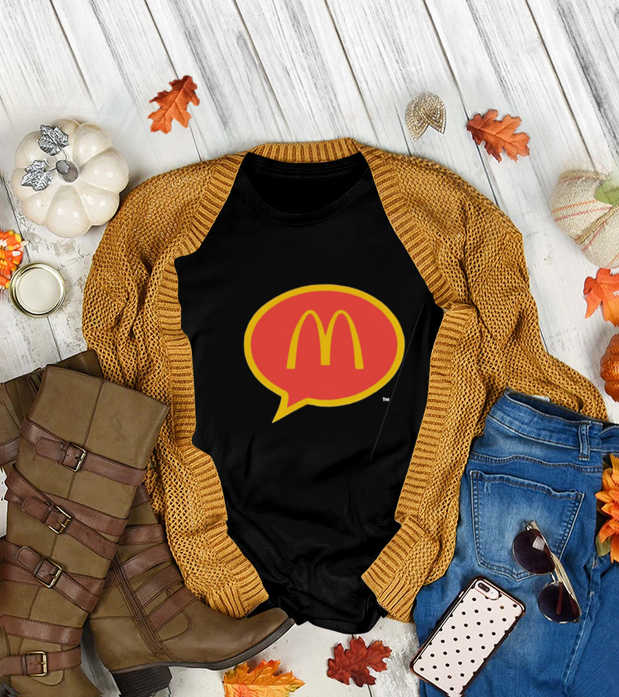 McDonald's 90s Logo in Retro Speech Bubble T-Shirt