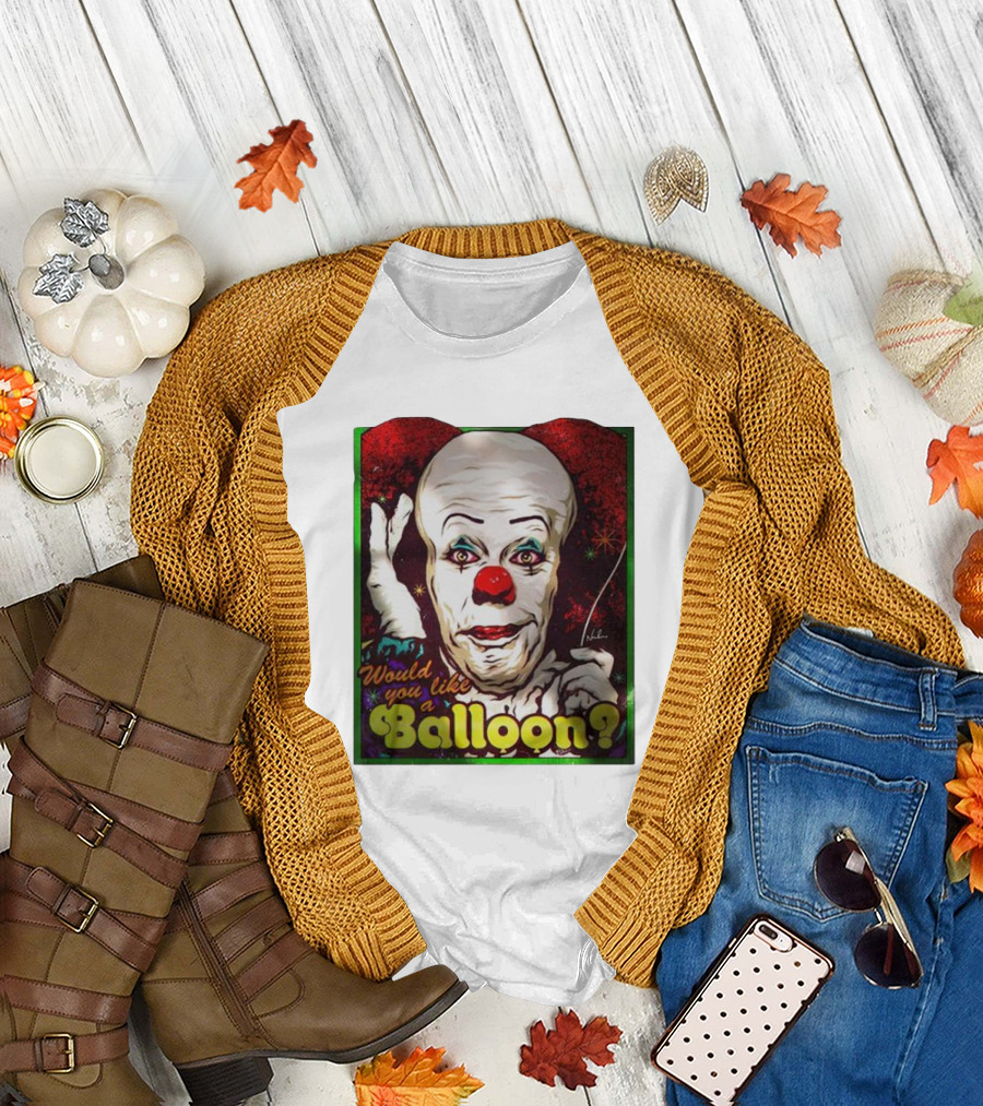 Would You Like a Balloon? Pennywise Clown T-Shirt