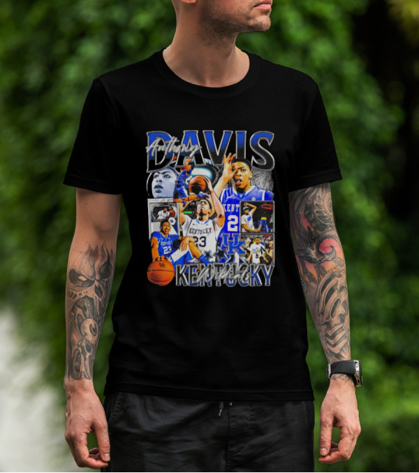 Anthony Davis Kentucky Wildcats Basketball Collage T-Shirt