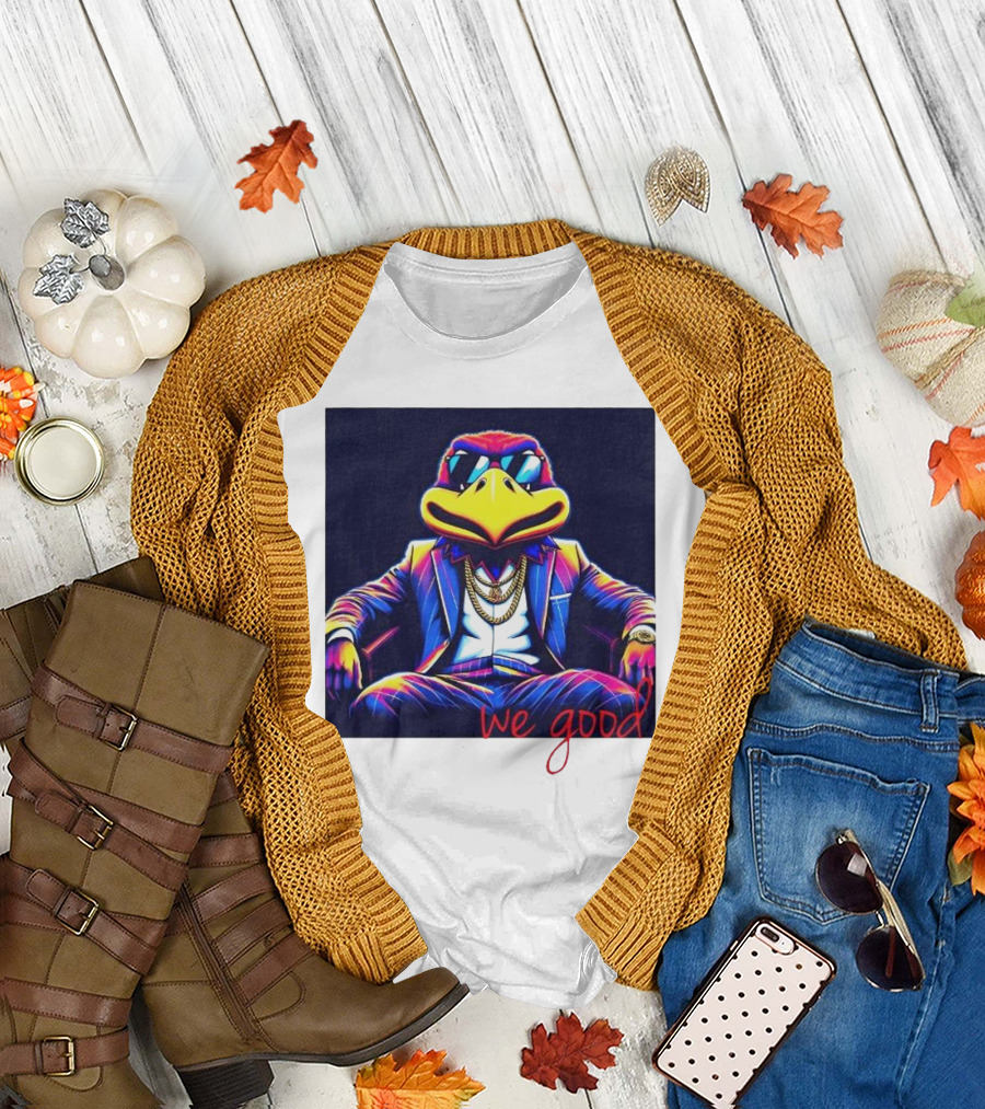 Jayhawks Big Jay in Suit We Good T-Shirt