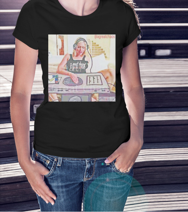 A Great Chaos Ken Carson DJing With Headphones And Mixing Table T-Shirt