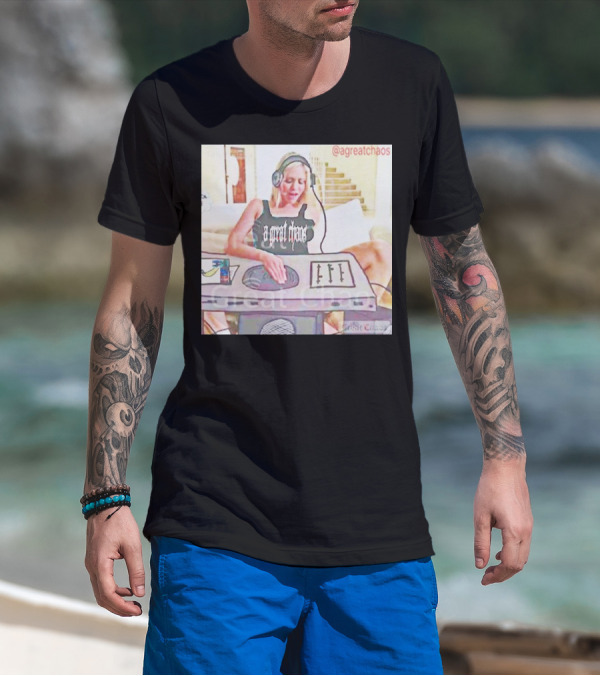 A Great Chaos Ken Carson DJing With Headphones And Mixing Table T-Shirt