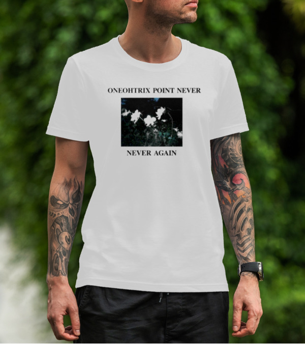 Oneohtrix Point Never Never Again Dark Floral T-Shirt