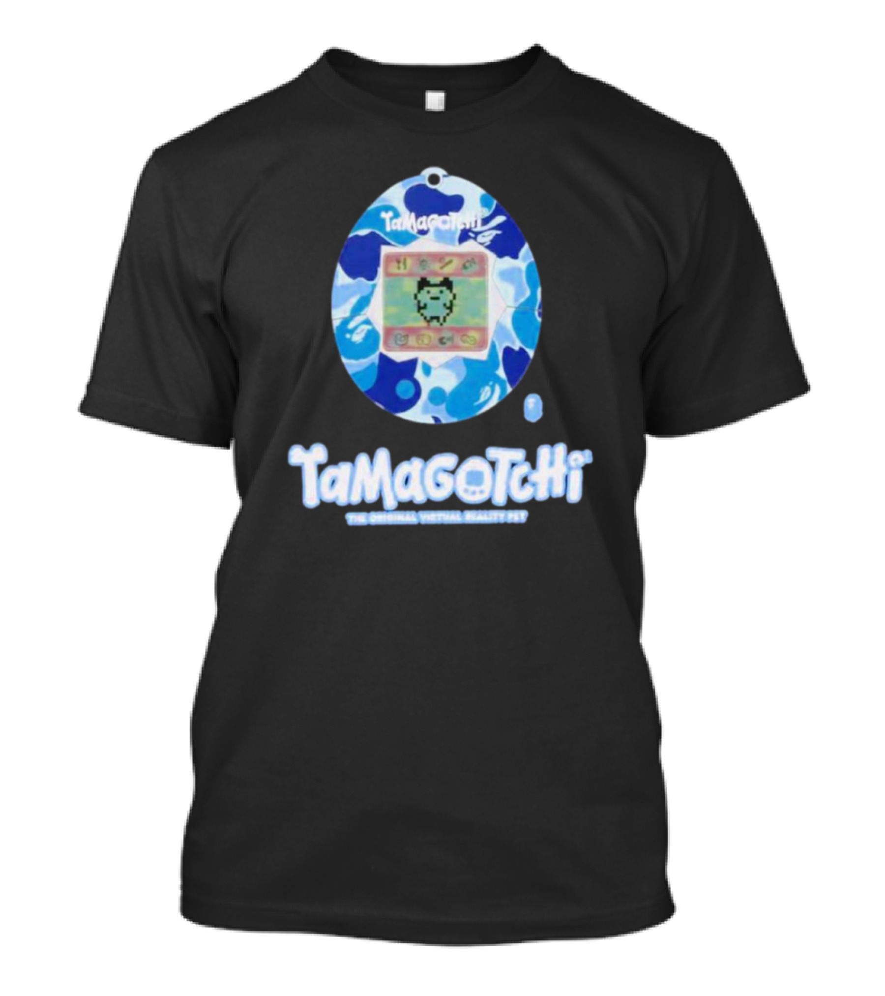 Tamagotchi Bape Collaboration The Original Virtual Reality Pet T-Shirt