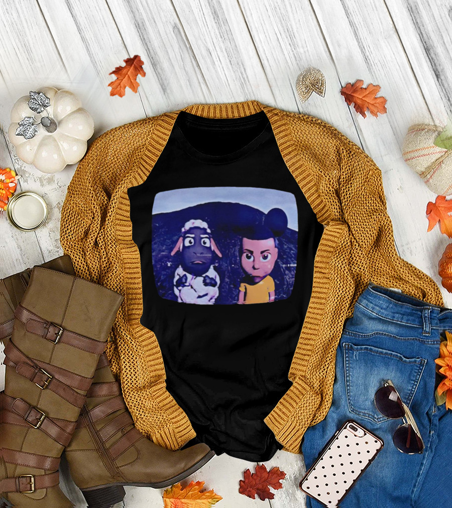 Amanda The Adventurer TV Show Retro Cartoon Character Duo T-Shirt