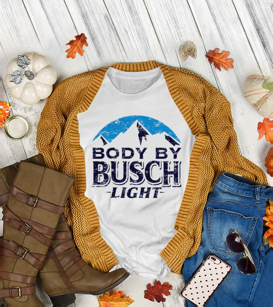Body By Busch Light Blue Mountain T-Shirt