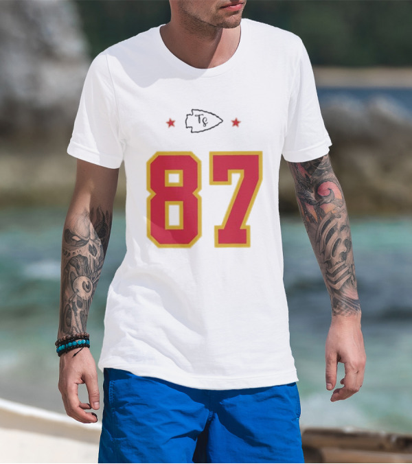 Travis Kelce Jersey 87 Chiefs Swift Kelce 87 T-Shirt