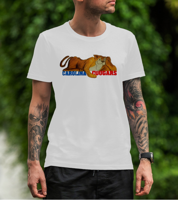Carolina Cougars Vintage Mascot Retro T-Shirt