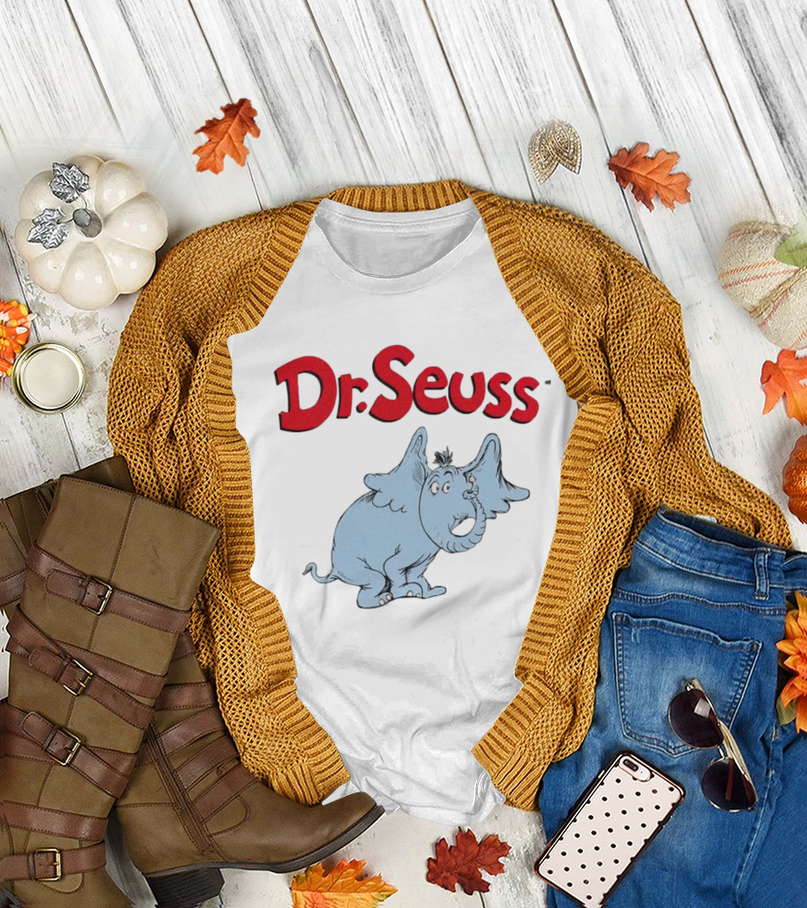 Dr. Seuss Horton Blue Elephant Classic T-Shirt