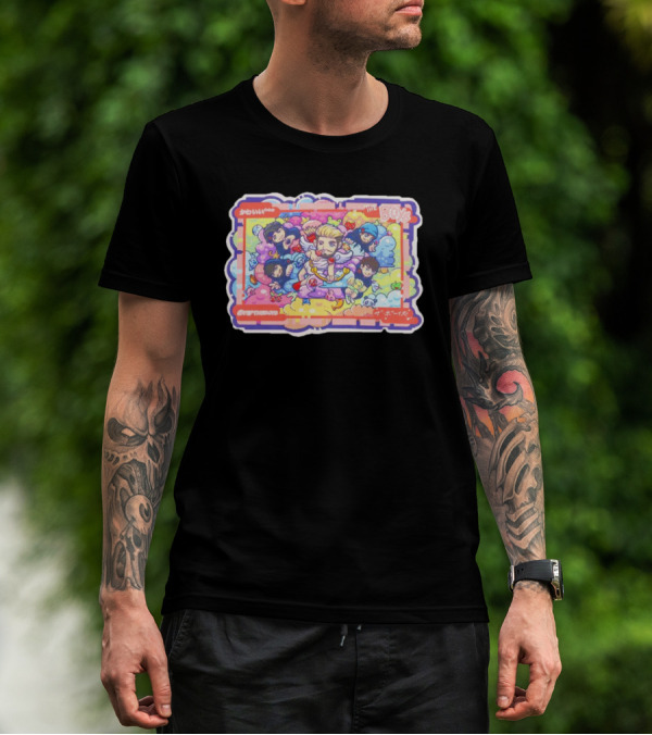 The Boys Bromance Anime Style Colorful Adventure T-Shirt