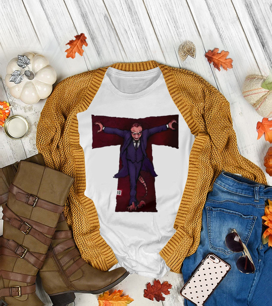 Torontosaurz Darkodon Suit-Clad T-Pose Character with Tail T-Shirt