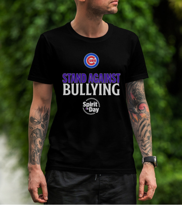 Chicago Cubs Stand Against Bullying Spirit Day T-Shirt