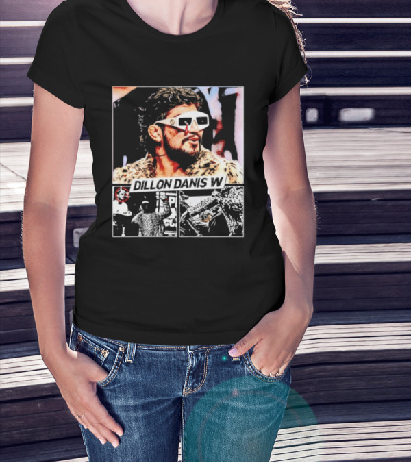 Dillon Danis W Sunglasses And Leopard Print Coat T-Shirt