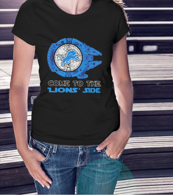 Come To The Lions' Side Millennium Falcon Crossover T-Shirt