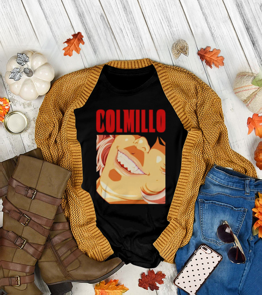 Trending Colmillo Anime Style Art Grinning Expression T-Shirt
