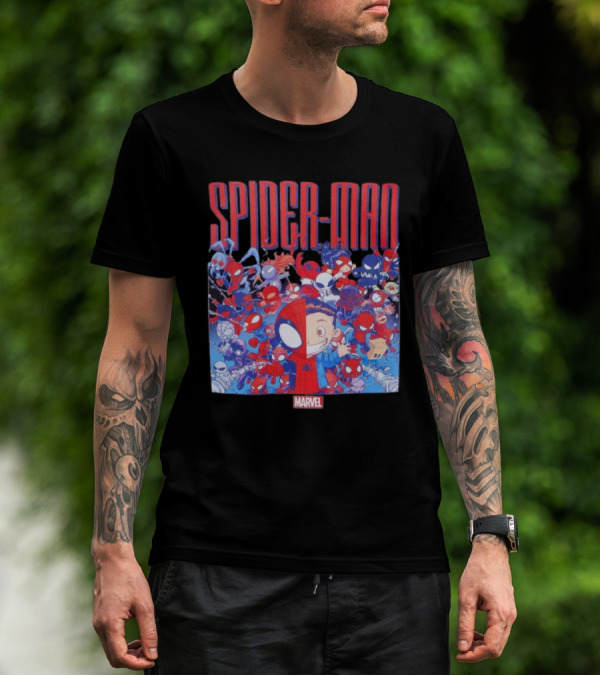 Marvel Spider-Man Cartoon Group Adventure T-Shirt