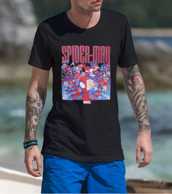 Marvel Spider-Man Cartoon Group Adventure T-Shirt