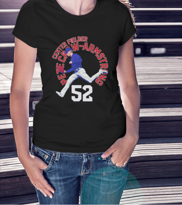 Center Fielder Pete Crow-Armstrong 52 Chicago C Name Arc T-Shirt