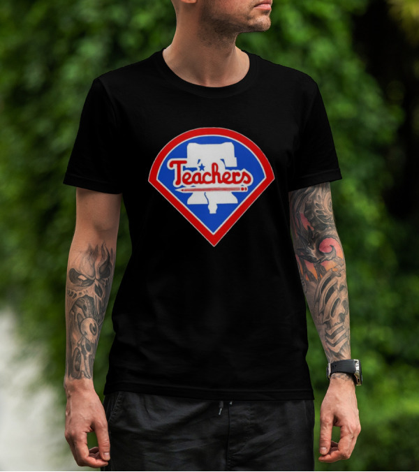 Philadelphia Phillies Liberty Bell Teachers T-Shirt