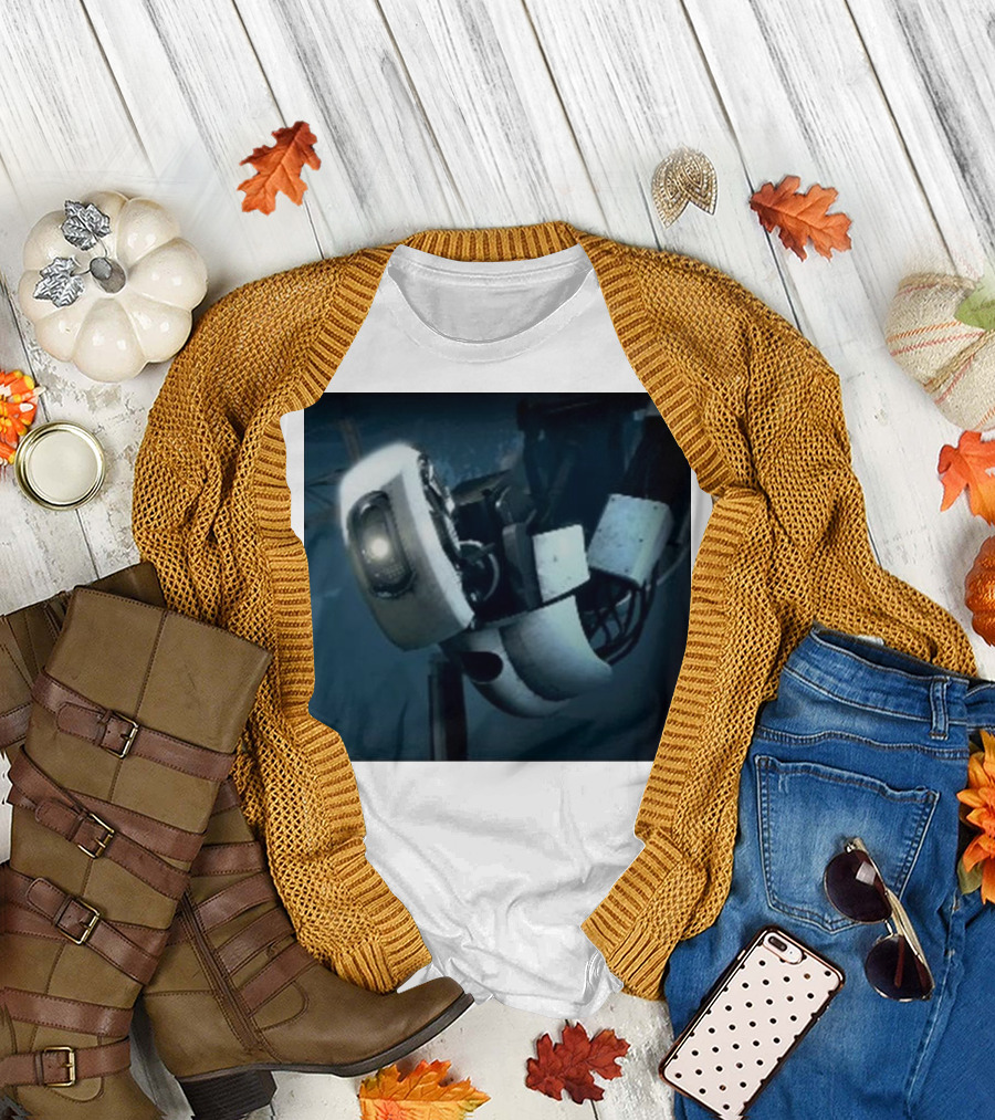 Actual Lesbians Robo Mommys Little Test Subject Portal Character GLaDOS T-Shirt