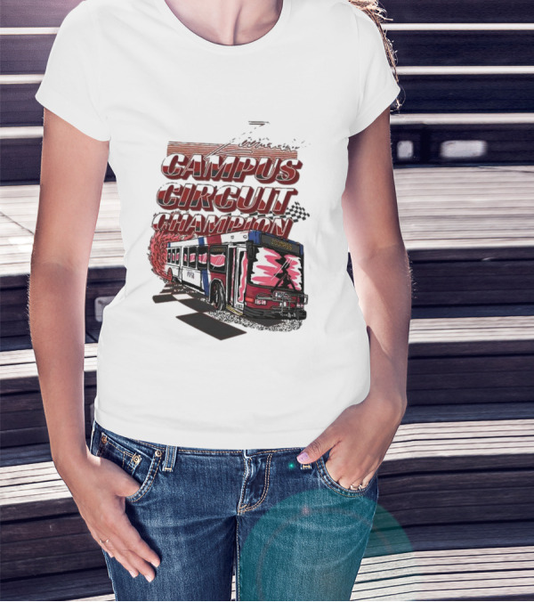 Zoomass Campus Circuit Champion Racing Bus T-Shirt
