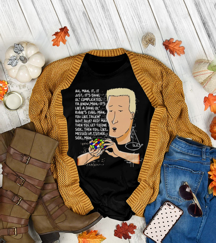 Ah Man Dang Ol’ Complicated Life Rubik’s Cube Man T-Shirt