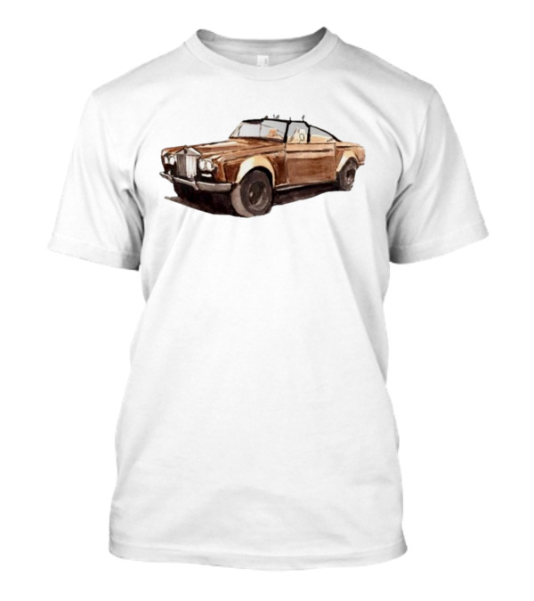 Bad Bunny Vintage Rolls Royce Painting T-Shirt