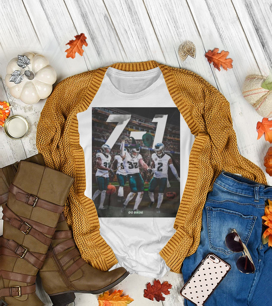 Philadelphia Eagles 7-1 Halloween Go Birds T-Shirt