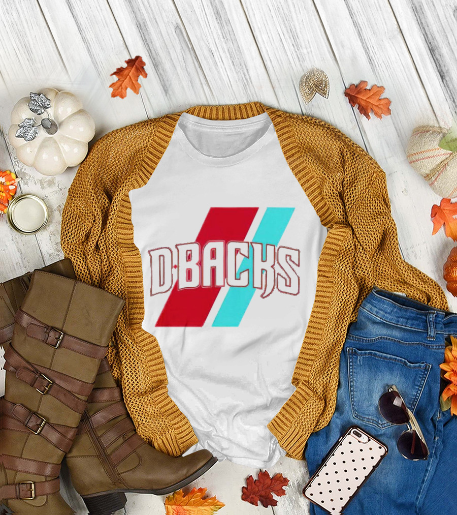 Arizona DBbacks Tri-Color Stripe T-Shirt