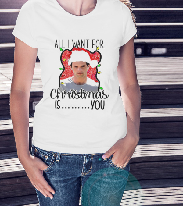 All I Want For Christmas Is You Joe Goldberg Festive Lights T-Shirt