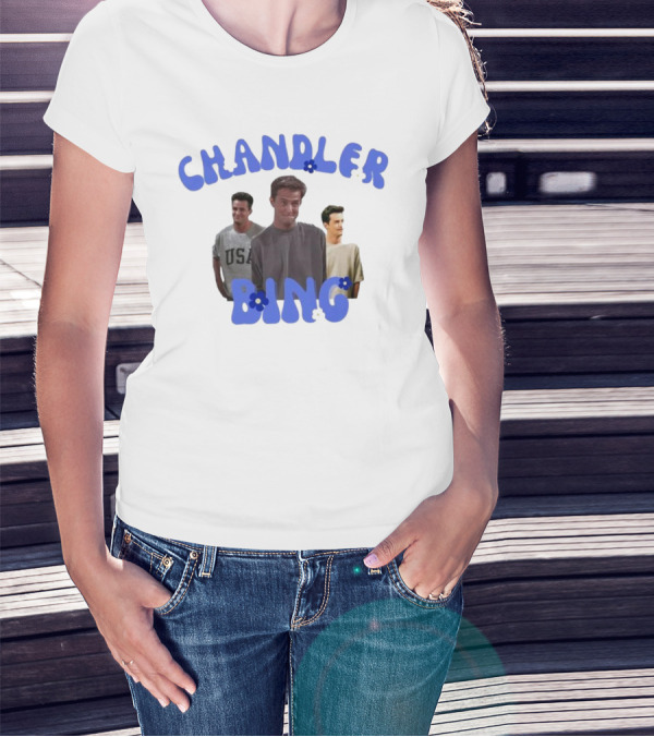 Chandler Bing Matthew Perry Iconic TV Show T-Shirt