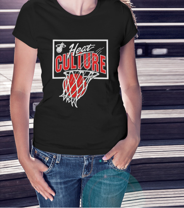 Heat Culture Basketball Net Miami Heat T-Shirt