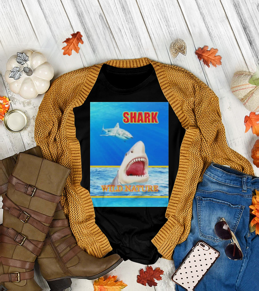 SHARK Wild Nature Ocean Depths Adventure T-Shirt