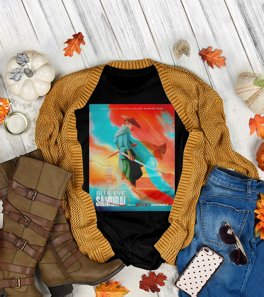 Blue Eye Samurai Logan Blade Runner 2049 Netflix November 3 T-Shirt