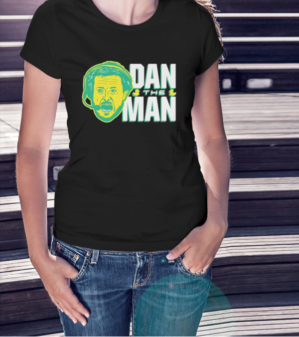 Oregon Fans Dan The Man Ducks Headset T-Shirt