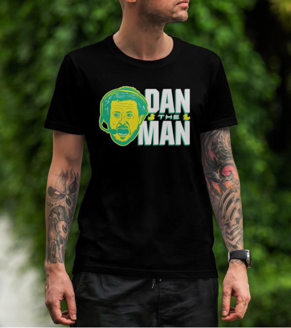 Oregon Fans Dan The Man Ducks Headset T-Shirt