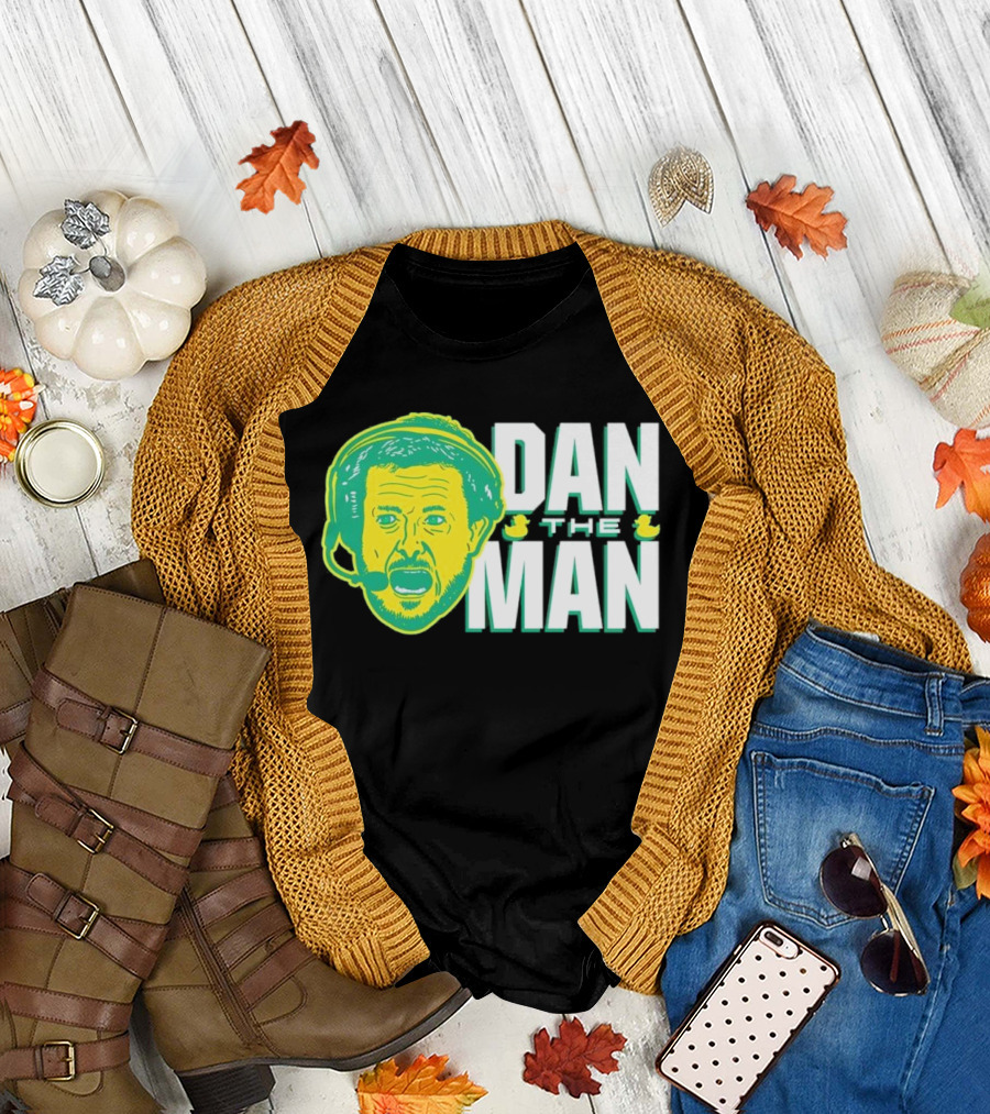 Oregon Fans Dan The Man Ducks Headset T-Shirt