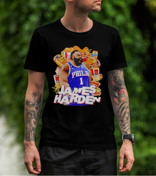 James Harden Philly Fast Food McDonald's Fanta T-Shirt
