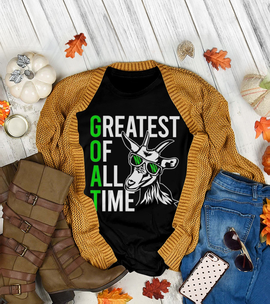 GOAT Greatest of All Time Cool Sunglasses Goat T-Shirt