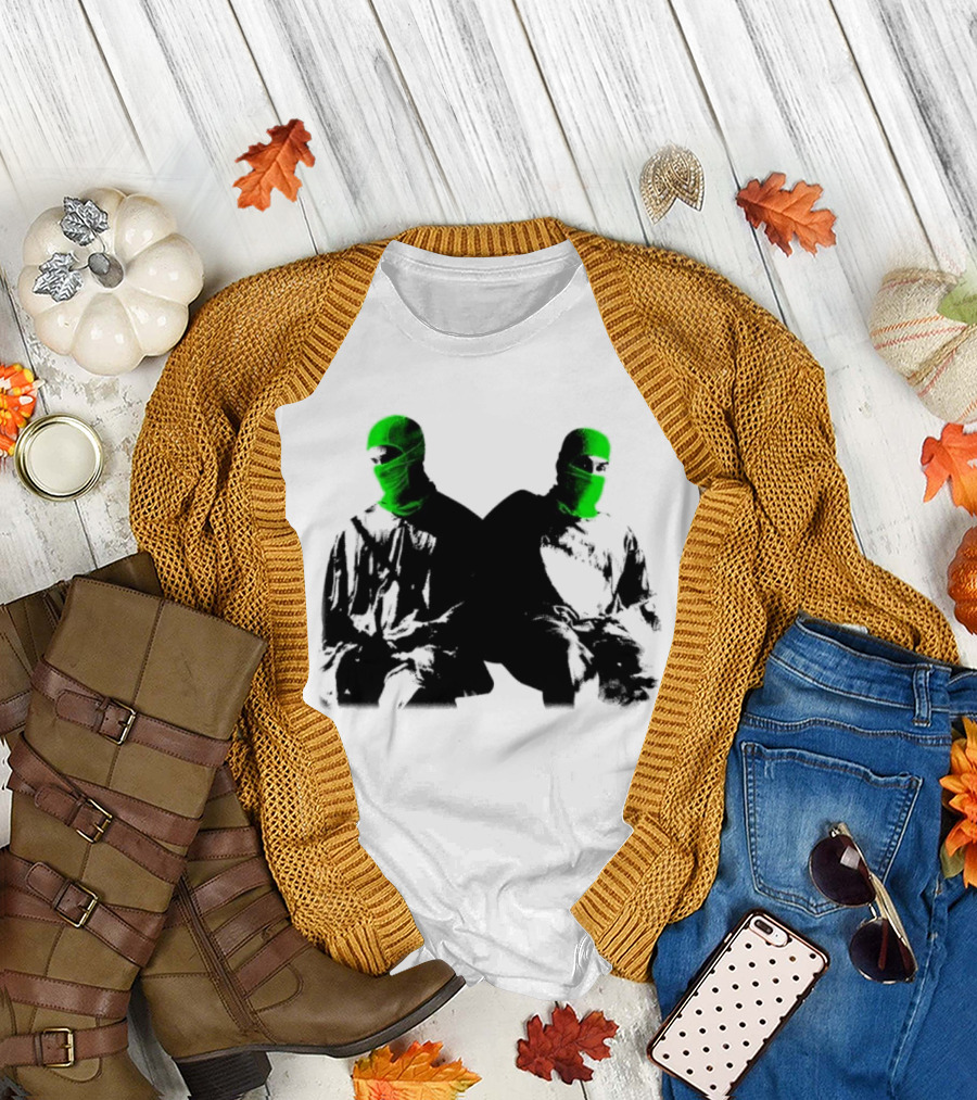 Mansionz Mask Green Neon Duo T-Shirt