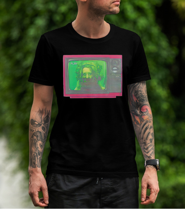 Play Saw Bear Trap Retro TV Horror T-Shirt