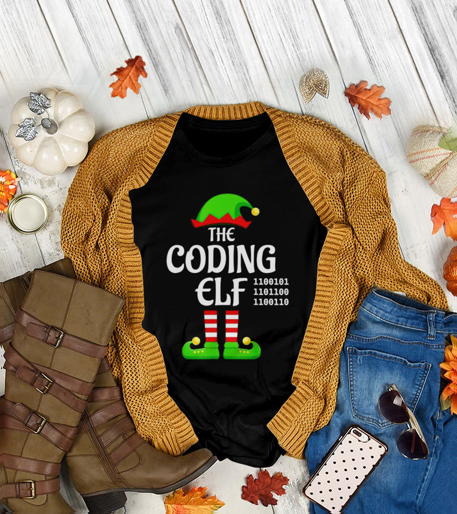 The Coding ELF 1100101 1101100 1101110 T-Shirt