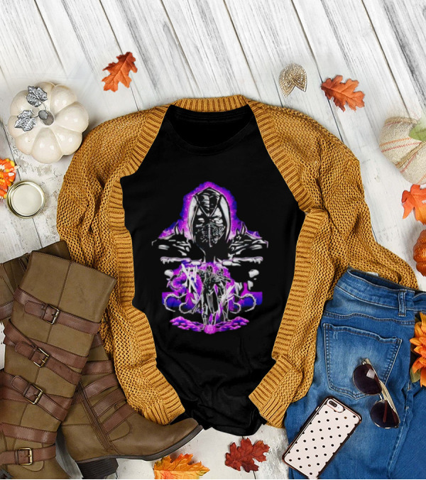 Noob Saibot's Shadow Assault With Purple Aura T-Shirt