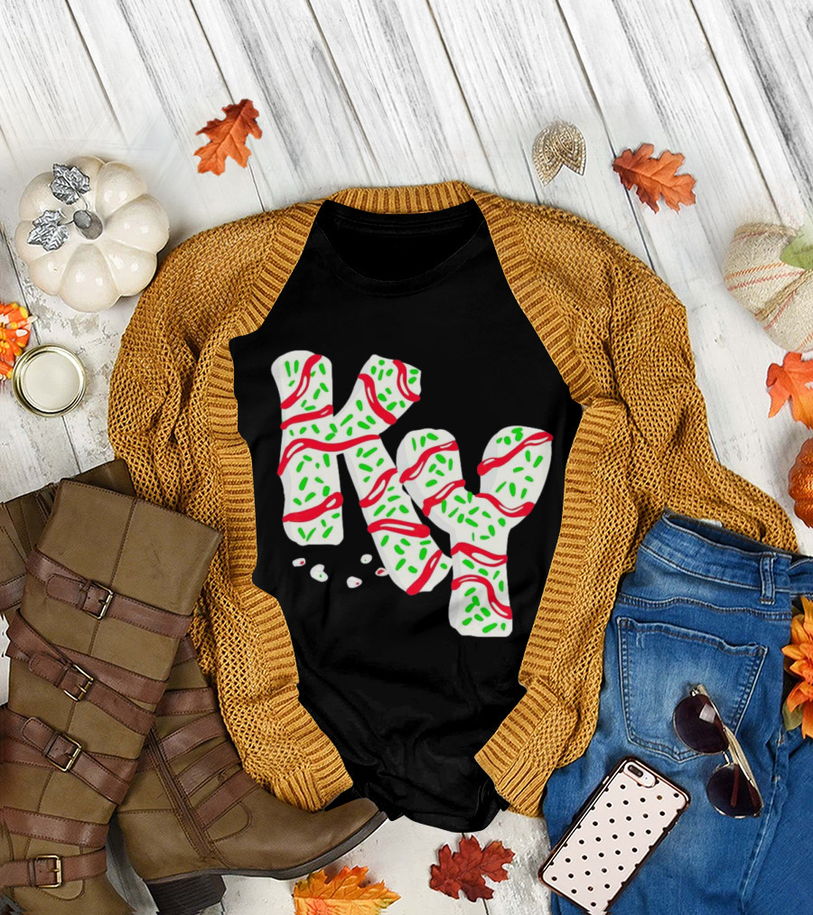 Christmas Treat KY Candy Cane-Inspired T-Shirt