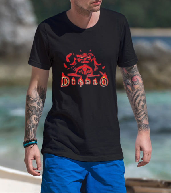 Diablo Better To Die Together Than Face Diablo Alone Red Demon T-Shirt