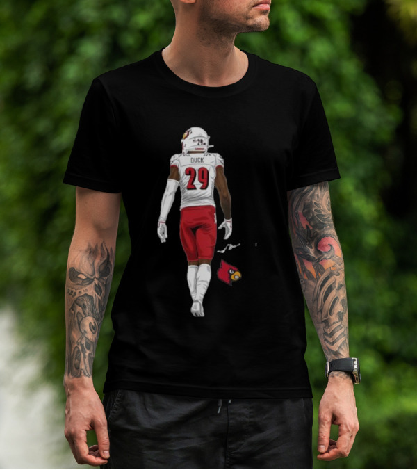 Storm Duck Louisville Cardinals Football Player Number 29 T-Shirt