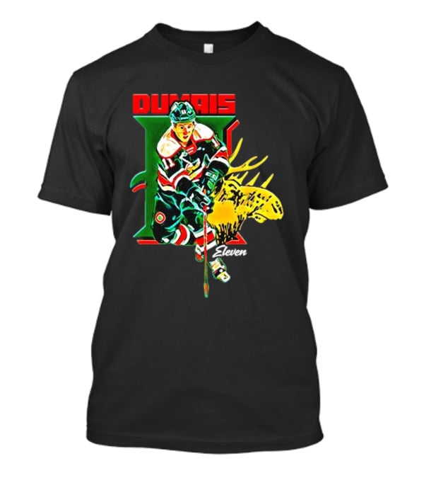 Dumais Eleven Halifax Mooseheads Hockey Player Image T-Shirt