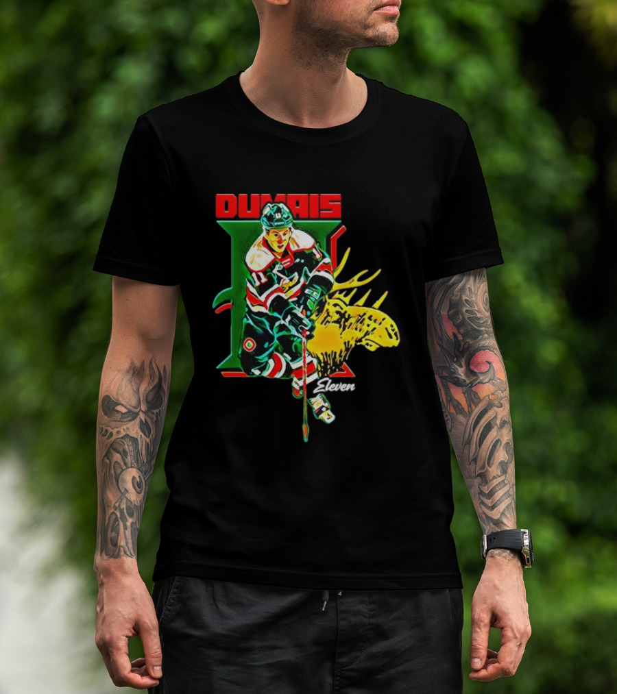 Dumais Eleven Halifax Mooseheads Hockey Player Image T-Shirt